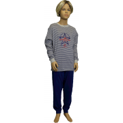 Outfitter jongens pyjama 'Superstar' grijs